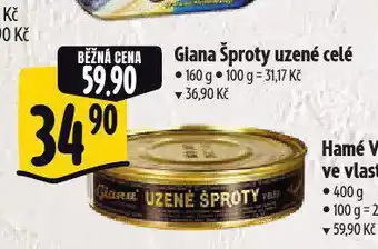 Albert Giana šproty uzené celé nabídka