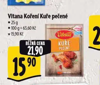 Albert Vitana koření kuře pečené nabídka