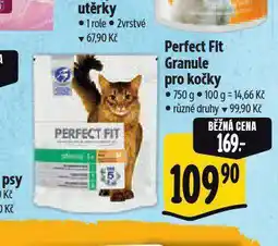 Albert Perfect fit granule pro kočky nabídka