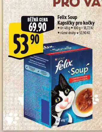 Albert Felix soup kapsičky pro kočky nabídka