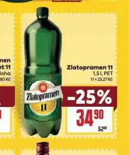 Billa Pivo zlatopramen 11 nabídka