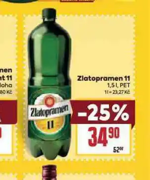 Billa Pivo zlatopramen 11 nabídka