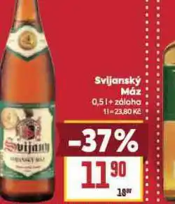 Billa Pivo svijanský máz nabídka