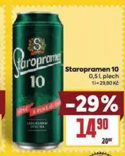 Billa Pivo staropramen 10 nabídka