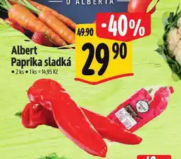 Albert Paprika sladká nabídka