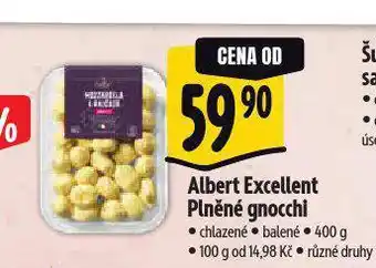 Albert Plněné gnocchi nabídka