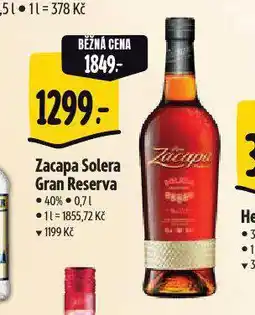 Albert Zacapa solera gran reserva nabídka