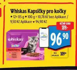 Albert Whiskas kapsičky pro kočky nabídka