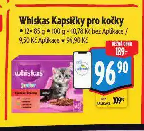 Albert Whiskas kapsičky pro kočky nabídka