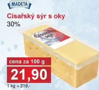 Jip MADETA Císařský sýr s oky 30% nabídka