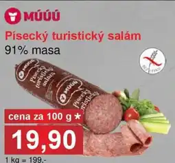 Jip Písecký turistický salám 91% masa nabídka