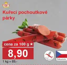 Jip Kuřecí pochoutkové párky nabídka