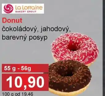 Jip Donut čokoládový, jahodový, barevný posyp nabídka