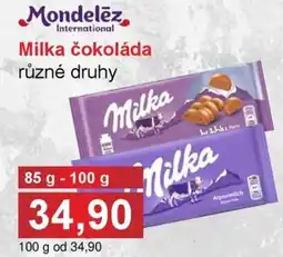 Jip Milka čokoláda nabídka