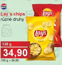 Jip Lay's chips nabídka