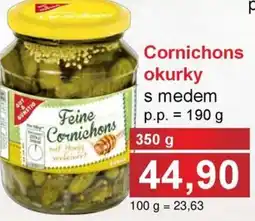 Jip Cornichons okurky s medem nabídka