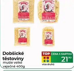 Tamda Foods Dobšické těstoviny mušle velké vaječné nabídka