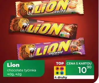 Tamda Foods Lion chocolate tyčinka nabídka