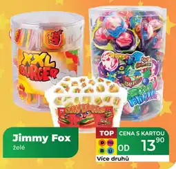 Tamda Foods Jimmy Fox želé nabídka