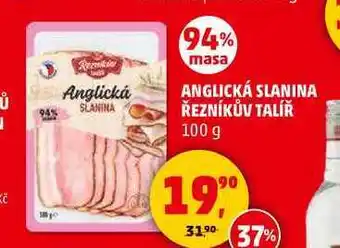 Penny Market ANGLICKÁ SLANINA ŘEZNÍKŮV TALÍŘ, 100 g nabídka