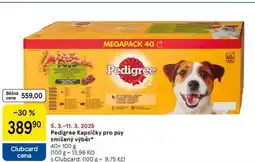 Tesco Pedigree Kapsičky pro psy smíšený výběr, 40× 100 g nabídka