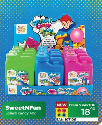 Tamda Foods SweetNFun Splash candy nabídka