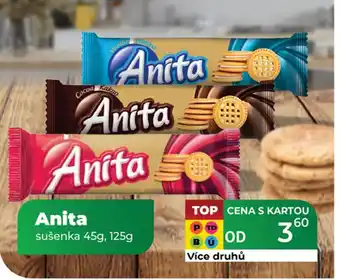 Tamda Foods Anita sušenka nabídka