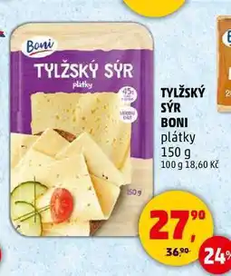 Penny Market TYLŽSKÝ SÝR BONI plátky, 150 g nabídka