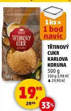 Penny Market TŘTINOVÝ CUKR KARLOVA KORUNA, 500 g nabídka