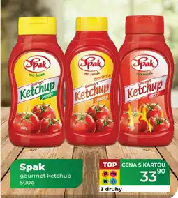 Tamda Foods Spak gourmet ketchup nabídka