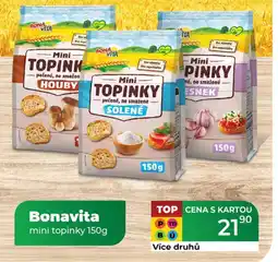 Tamda Foods Bonavita mini topinky nabídka