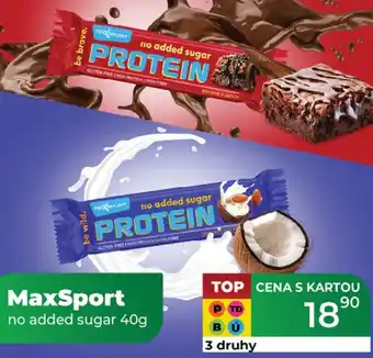 Tamda Foods MaxSport no added sugar nabídka