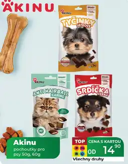 Tamda Foods Akinu pochoutky pro psy nabídka