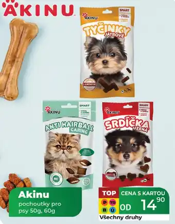 Tamda Foods Akinu pochoutky pro psy nabídka