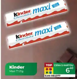 Tamda Foods Kinder Maxi T1 nabídka