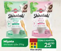 Tamda Foods Miyata shirataki rýže nabídka