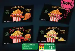 Tamda Foods CinemaTime premium popcorn nabídka