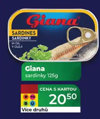 Tamda Foods Giana sardinky nabídka