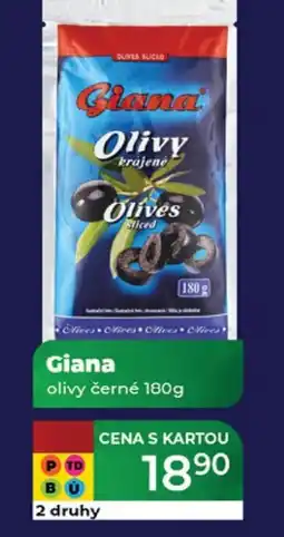 Tamda Foods Giana olivy černé nabídka