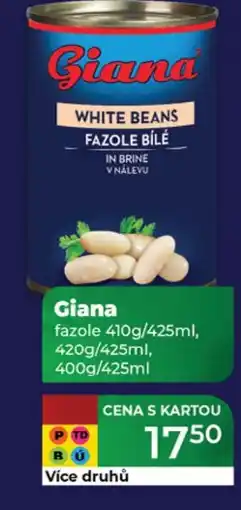 Tamda Foods Giana fazole nabídka