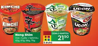 Tamda Foods Nong Shim inst. nudle v kelímku nabídka