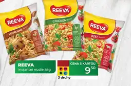 Tamda Foods REEVA instantní nudle nabídka