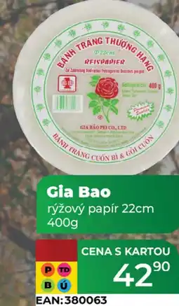 Tamda Foods Gia Bao rýžový papír 22cm nabídka