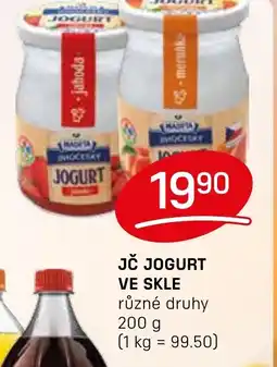 Flop Jč jogurt ve skle nabídka