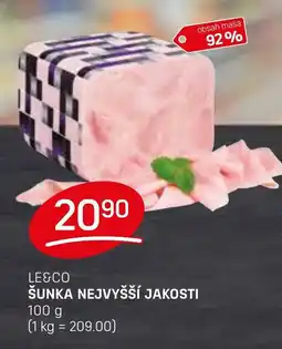 Flop LE&CO Šunka nejvyšší jakosti nabídka