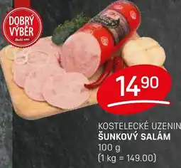 Flop Kostelecké uzeniny šunkový salám nabídka