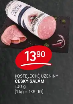 Flop Kostelecké uzeniny český salám nabídka