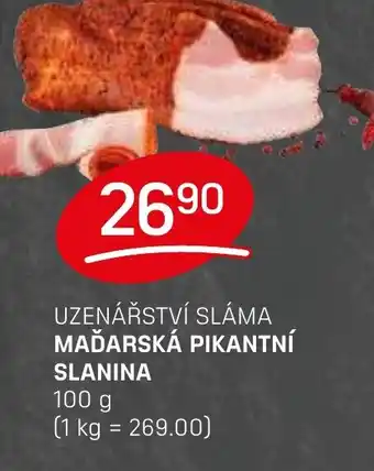 Flop Uzenářství sláma maďarská pikantní slanina nabídka