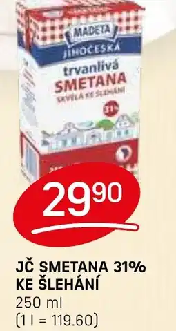 Flop MADETA Jč smetana 31% ke šlehání nabídka