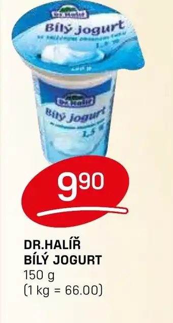 Flop DR.HALÍŘ Bílý jogurt nabídka